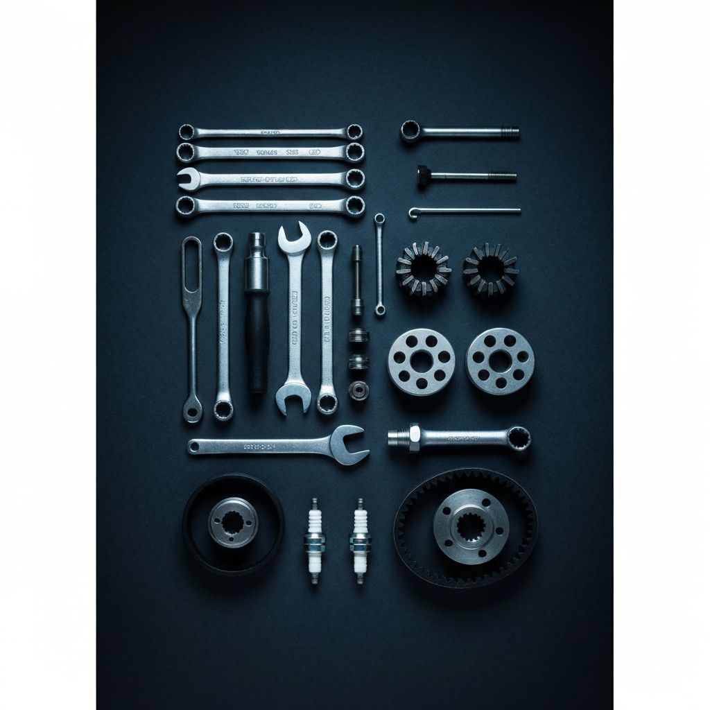 Scooter parts and tuning tools