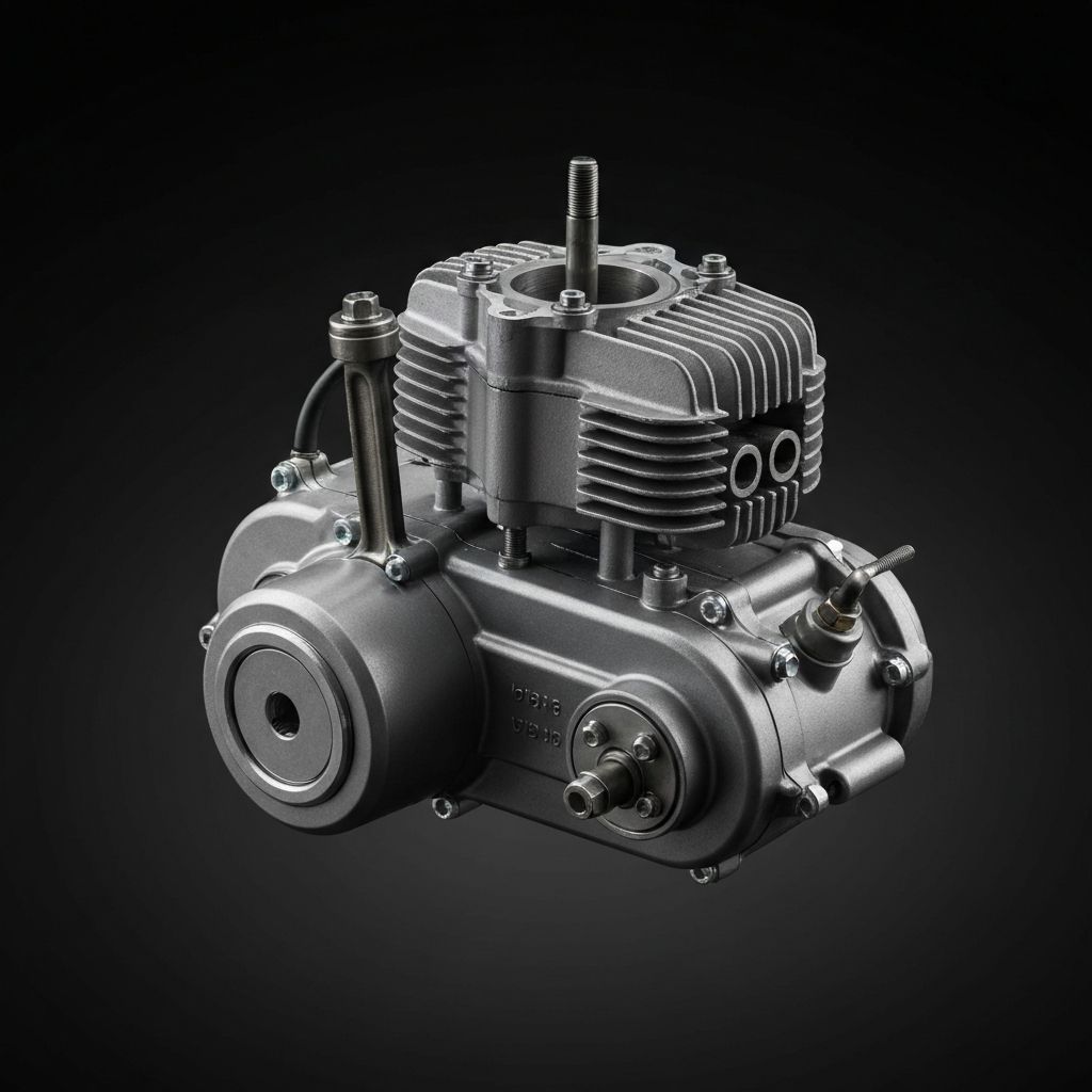 Scooter motor og komponenter